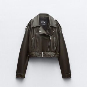 viral zara leather jacket